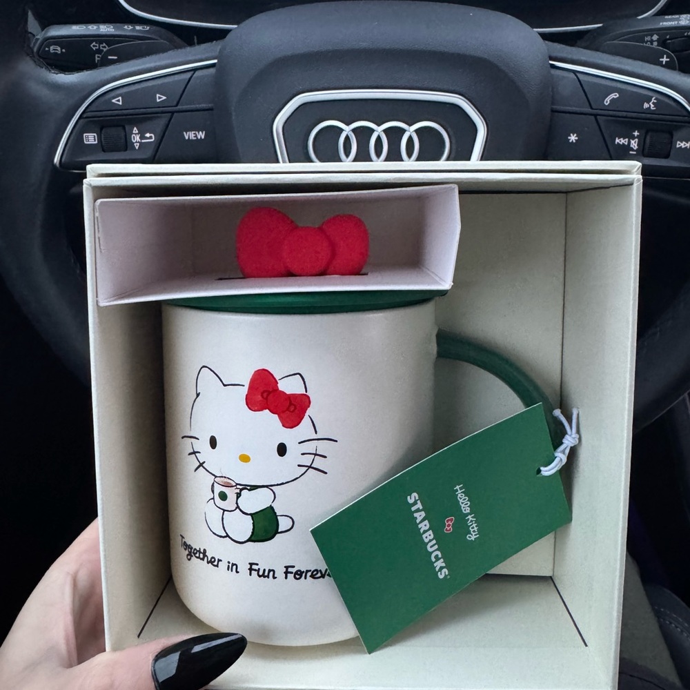 Starbucks Hello Kitty  Mug, Plushie and tumbler